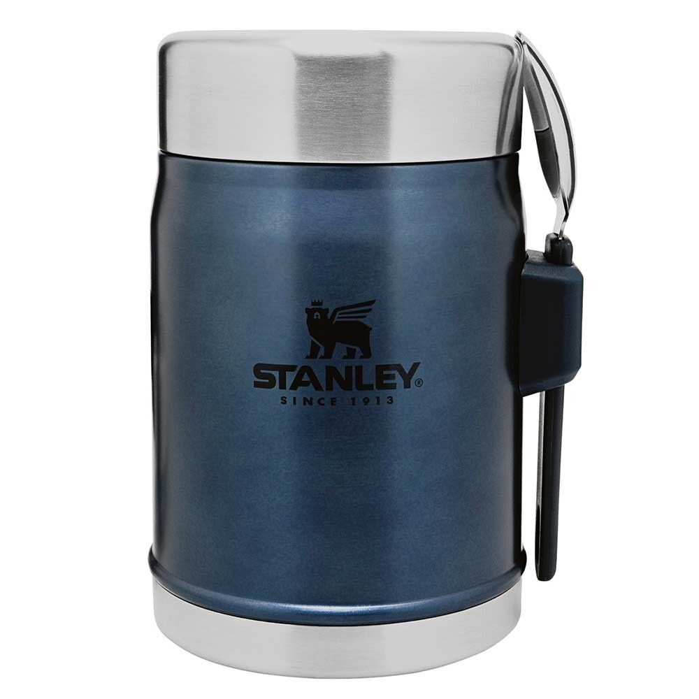 Stanley Klasik Paslanmaz Çelik Yemek Termosu Kaşıklı 0.40 Lt Lacivert
