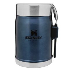 Stanley Klasik Paslanmaz Çelik Yemek Termosu Kaşıklı 0.40 Lt Lacivert