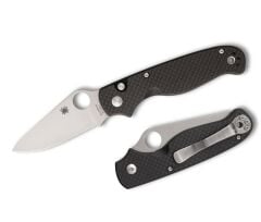Spyderco Buttonup CF Plainedge Çakı