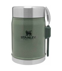Stanley Klasik Paslanmaz Çelik Yemek Termosu Kaşıklı 0.40 Lt Yeşil