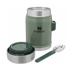 Stanley Klasik Paslanmaz Çelik Yemek Termosu Kaşıklı 0.40 Lt Yeşil
