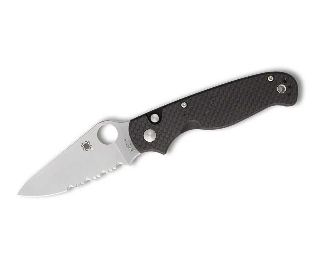 Spyderco Buttonup CF Combinationedge Çakı