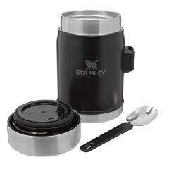 Stanley Klasik Paslanmaz Çelik Yemek Termosu Kaşıklı 0.40 Lt Siyah