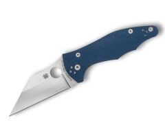 Spyderco Yojimbo 2 Cobalt Blue G-10 CPM SPY27 Plainedge Çakı