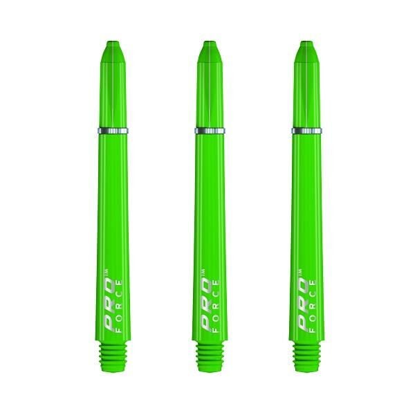 Winmau Pro-Force Dart Shafts Yeşil - Medium