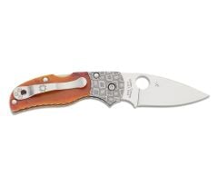 Spyderco Sp Native 5 50th Anniversary Amber Bone CPM S90V Plainedge Çakı
