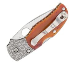 Spyderco Sp Native 5 50th Anniversary Amber Bone CPM S90V Plainedge Çakı