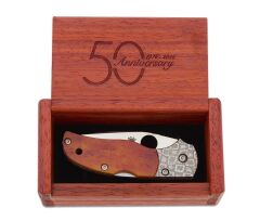 Spyderco Sp Native 5 50th Anniversary Amber Bone CPM S90V Plainedge Çakı