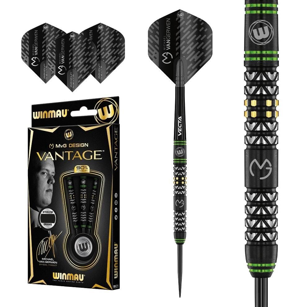 Winmau MVG Vantage %90 Tungsten Çelik Uçlu Dart Oku