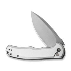 Civivi Button Lock Praxis Aluminum Silver Çakı