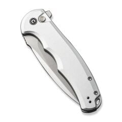 Civivi Button Lock Praxis Aluminum Silver Çakı