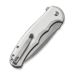 Civivi Button Lock Praxis Aluminum Silver Çakı