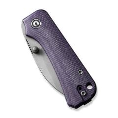 Civivi Baby Banter Wharncliffe Micarta Purple Çakı