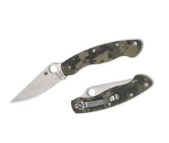 Spyderco Military Model Camo G-10 PlainEdge Çakı