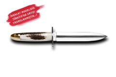 Bora 510 B Sakana Geyik Boynuzu Saplı Bıçak