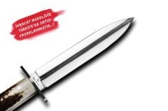 Bora 510 B Sakana Geyik Boynuzu Saplı Bıçak