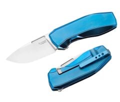 Lionsteel N.ONE N1 BL Frame Lock MagnaCut Blue Titanium Çakı