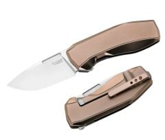 Lionsteel N.ONE N1 BR Frame Lock MagnaCut Bronze Titanium Çakı