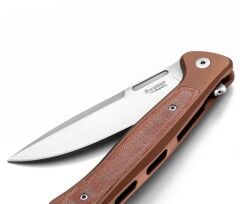 Lionsteel Skinny SK01A ES Stone Washed Blade MagnaCut Earth Aluminium-Micarta Çakı