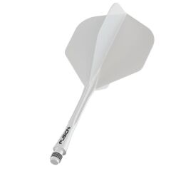 Winmau Fusion Flight & Shaft Beyaz - Short