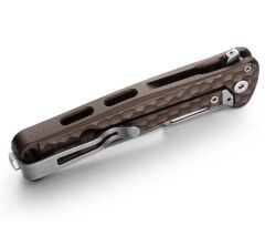 Lionsteel Emmet EM01A ES Stone Washed Blade MagnaCut Aluminium Hammertone Çakı