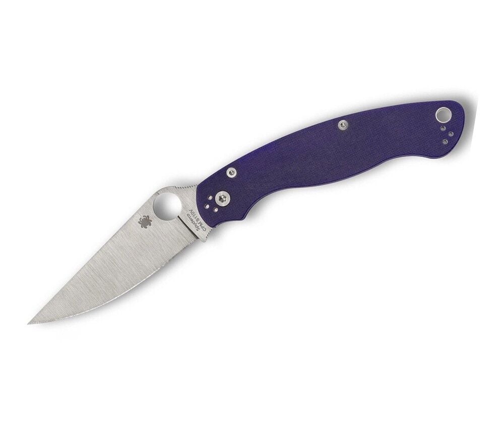 Spyderco Military 2 CPM S110V G10 Blue PlainEdge Çakı