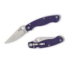 Spyderco Military 2 CPM S110V G10 Blue PlainEdge Çakı