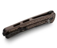 Lionsteel Emmet EM01A EB Old Black Blade MagnaCut Earth Aluminium Hammertone Çakı