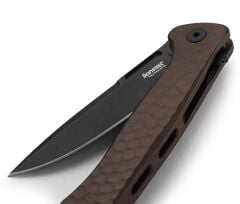 Lionsteel Emmet EM01A EB Old Black Blade MagnaCut Earth Aluminium Hammertone Çakı