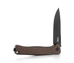 Lionsteel Emmet EM01A EB Old Black Blade MagnaCut Earth Aluminium Hammertone Çakı