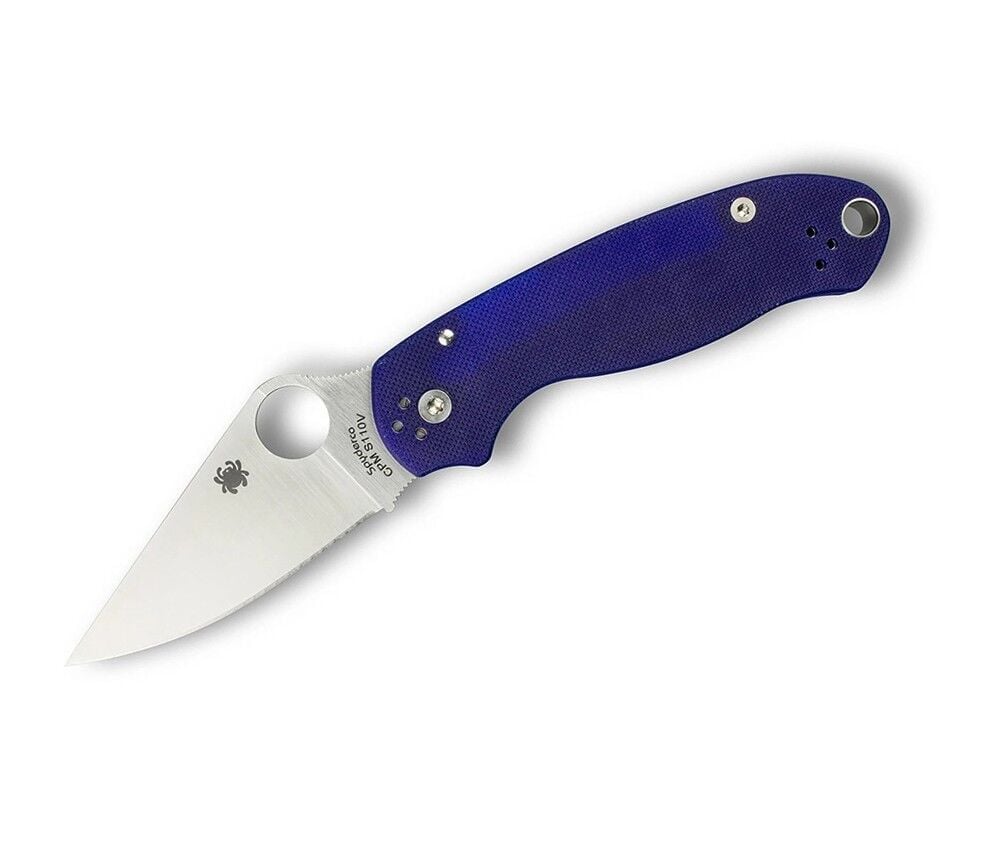 Spyderco Para 3 Dark Blue G-10 CPM S110V PlainEdge Çakı