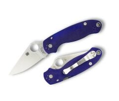 Spyderco Para 3 Dark Blue G-10 CPM S110V PlainEdge Çakı