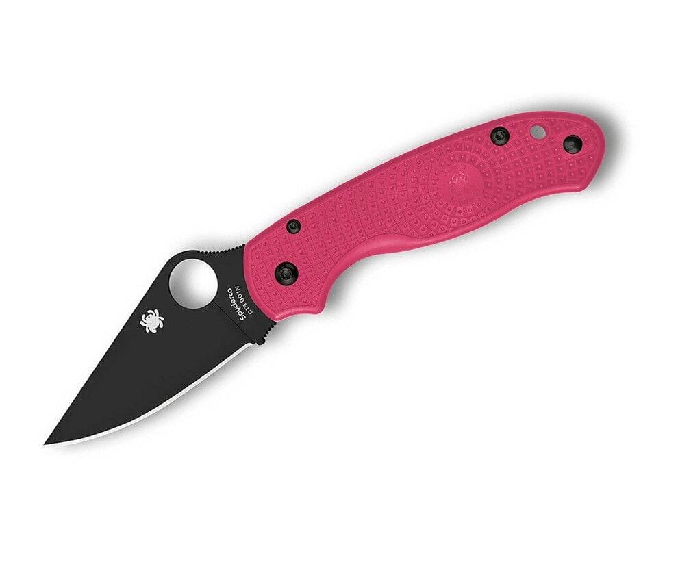 Spyderco Para 3 Pink Lightweight Black Blade PlainEdge Çakı