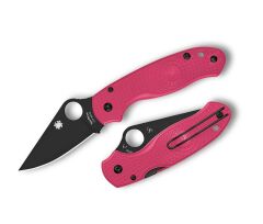 Spyderco Para 3 Pink Lightweight Black Blade PlainEdge Çakı