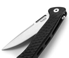 Lionsteel Emmet EM01A BS Stonewashed MagnaCut Black Aluminium Hammertone Çakı