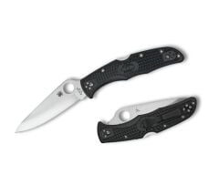 Spyderco Endura 4 Black Lightweight PlainEdge Çakı