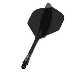Winmau Fusion Flight & Shaft Siyah - Short