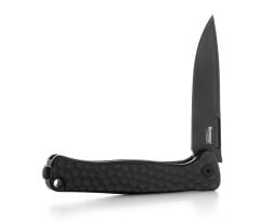Lionsteel Emmet EM01A BB Old Black MagnaCut Black Aluminium Hammertone Çakı