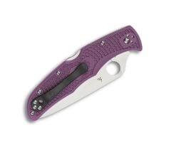 Spyderco Endura 4 Purple Lightweight Flat Ground PlainEdge Çakı