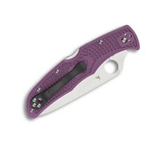 Spyderco Endura 4 Purple Lightweight Flat Ground PlainEdge Çakı