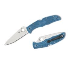 Spyderco Endura 4 Blue Lightweight Flat Ground PlainEdge Çakı