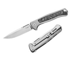 Lionsteel Emmet EM01 GY Stonewashed MagnaCut Grey Titanium Carbon Fiber Çakı