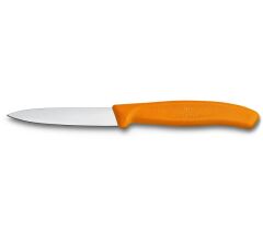 Victorinox Swiss Classic 8cm Soyma Bıçağı Turuncu