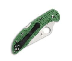 Spyderco Delica 4 Green Lightweight Flat Ground PlainEdge Çakı