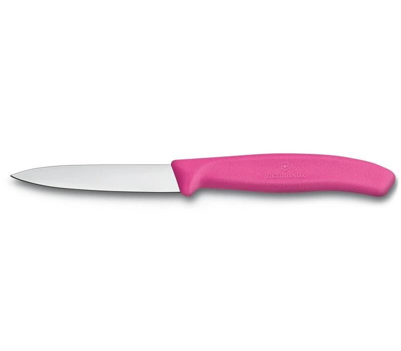 Victorinox Swiss Classic 8cm Soyma Bıçağı Pembe
