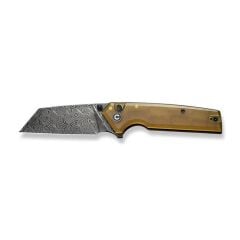 Civivi Amirite 4 Reverse Tanto Ultem Amber Damascus Çakı