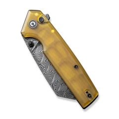 Civivi Amirite 4 Reverse Tanto Ultem Amber Damascus Çakı