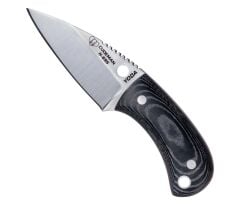 Cudeman 200-M Yoda Black Micarta Saplı Deri Kılıflı Bıçak