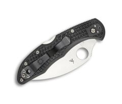 Spyderco Delica 4 Black Lightweight WHARNCLIFFE PlainEdge Çakı