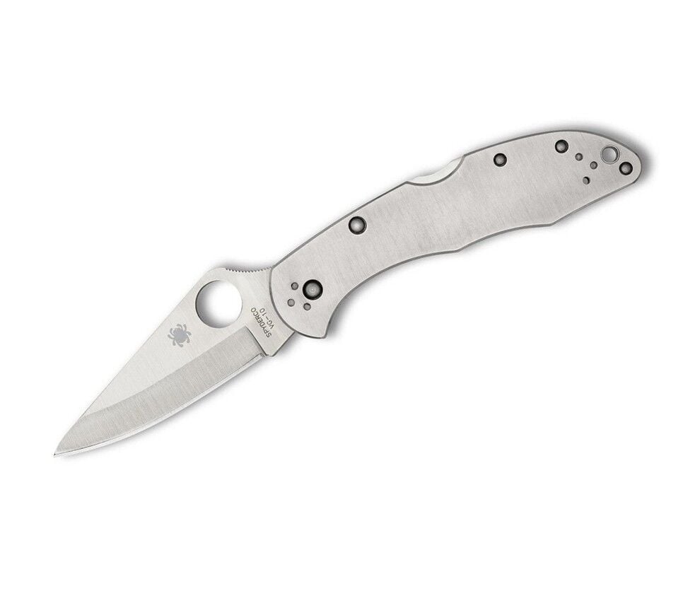 Spyderco Delica 4 Stainless PlainEdge Çakı